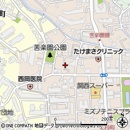 兵庫県西宮市樋之池町20周辺の地図