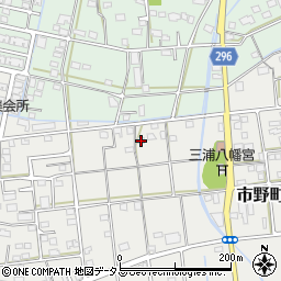 静岡県浜松市中央区市野町323周辺の地図