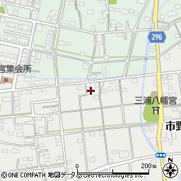 静岡県浜松市中央区市野町361周辺の地図