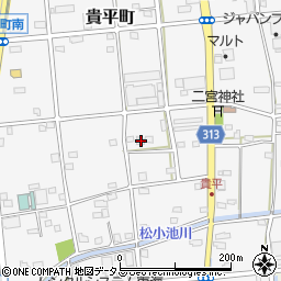 静岡県浜松市中央区貴平町331周辺の地図
