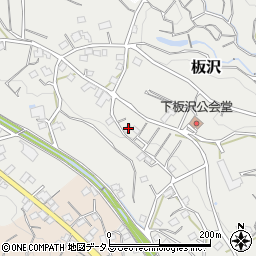 静岡県掛川市板沢235周辺の地図