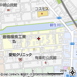 愛知県豊橋市入船町周辺の地図