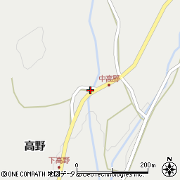 広島県山県郡北広島町高野705周辺の地図