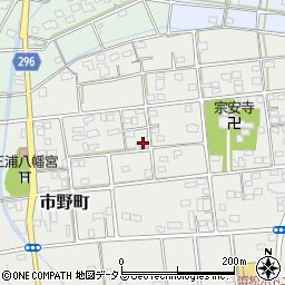 静岡県浜松市中央区市野町135周辺の地図