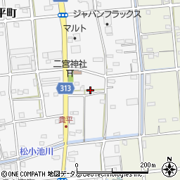 静岡県浜松市中央区貴平町245周辺の地図