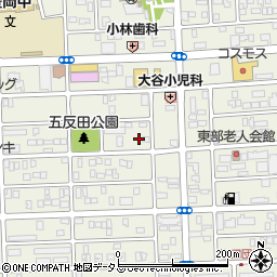 愛知県豊橋市中岩田周辺の地図