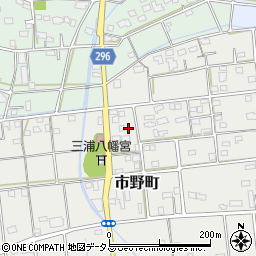 静岡県浜松市中央区市野町108周辺の地図