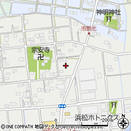 静岡県浜松市中央区市野町185周辺の地図
