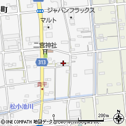 静岡県浜松市中央区貴平町249周辺の地図