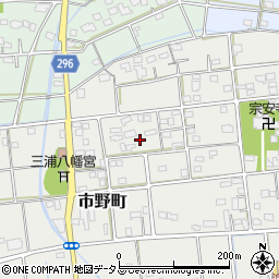 静岡県浜松市中央区市野町119周辺の地図