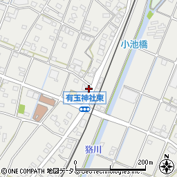 静岡県浜松市中央区有玉南町1408周辺の地図
