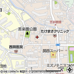 兵庫県西宮市樋之池町20-19周辺の地図