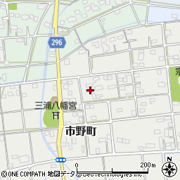 静岡県浜松市中央区市野町112周辺の地図