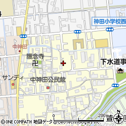大阪府寝屋川市中神田町9-28周辺の地図