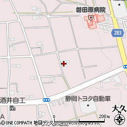 静岡県磐田市大久保10-20周辺の地図