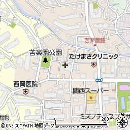 兵庫県西宮市樋之池町周辺の地図