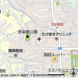 兵庫県西宮市樋之池町20-21周辺の地図