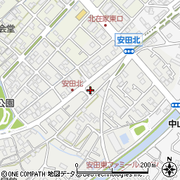 兵庫県加古川市尾上町安田43周辺の地図