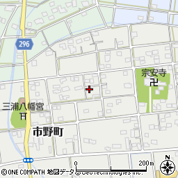静岡県浜松市中央区市野町136周辺の地図