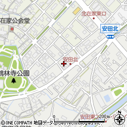 兵庫県加古川市尾上町安田878周辺の地図