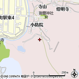 京都府木津川市加茂町兎並六町山周辺の地図