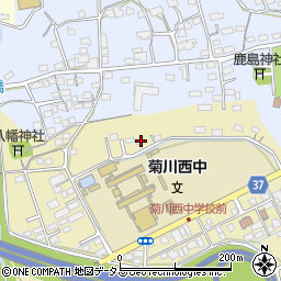 静岡県菊川市加茂25周辺の地図