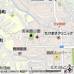 兵庫県西宮市樋之池町20-16周辺の地図