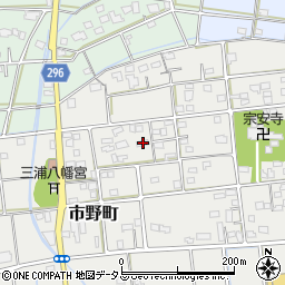 静岡県浜松市中央区市野町122周辺の地図
