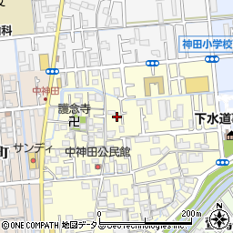 大阪府寝屋川市中神田町9周辺の地図