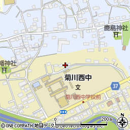 静岡県菊川市加茂24周辺の地図