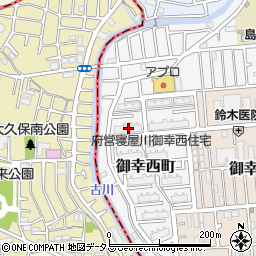 大阪府寝屋川市御幸西町5-5周辺の地図