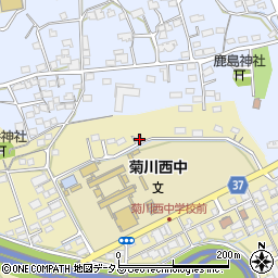 静岡県菊川市加茂23周辺の地図
