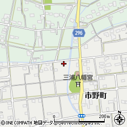 静岡県浜松市中央区市野町320周辺の地図
