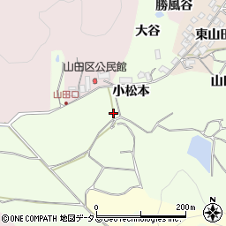 京都府木津川市加茂町北（小松本）周辺の地図