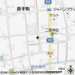 静岡県浜松市中央区貴平町326周辺の地図