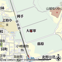 京都府木津川市山城町椿井（大将軍）周辺の地図