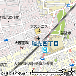 淀川栄光教会周辺の地図