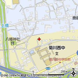 静岡県菊川市加茂55周辺の地図