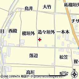 京都府木津川市山城町上狛造々垣外4周辺の地図