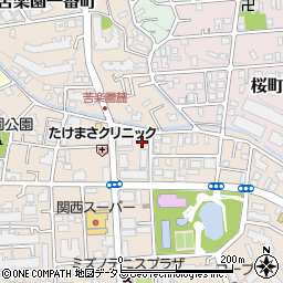 兵庫県西宮市樋之池町15-21周辺の地図