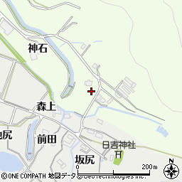 愛知県豊橋市多米町神石周辺の地図