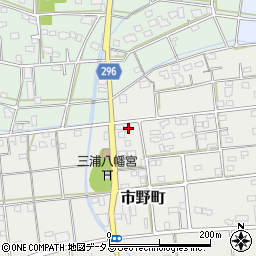 静岡県浜松市中央区市野町109周辺の地図
