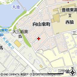 愛知県豊橋市向山東町156周辺の地図