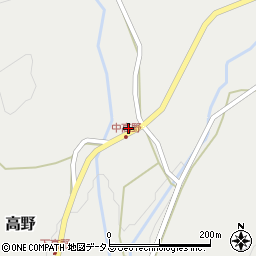 広島県山県郡北広島町高野711周辺の地図