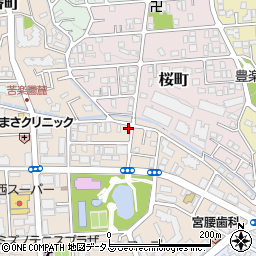 兵庫県西宮市樋之池町13-28周辺の地図