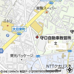 関西中央旅客守口周辺の地図