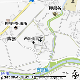 兵庫県神戸市西区押部谷町西盛122周辺の地図