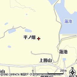 京都府木津川市山城町上狛平ノ畑周辺の地図