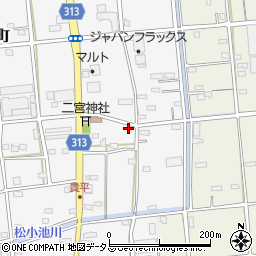 静岡県浜松市中央区貴平町247周辺の地図