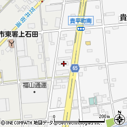 静岡県浜松市中央区貴平町537周辺の地図